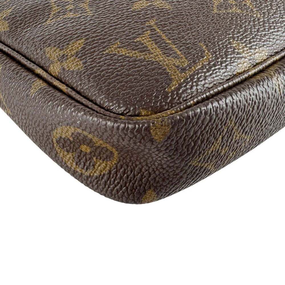 LOUIS VUITTON Brown Monogram Canvas Pochette Mini Bag - Picture 8 of 12